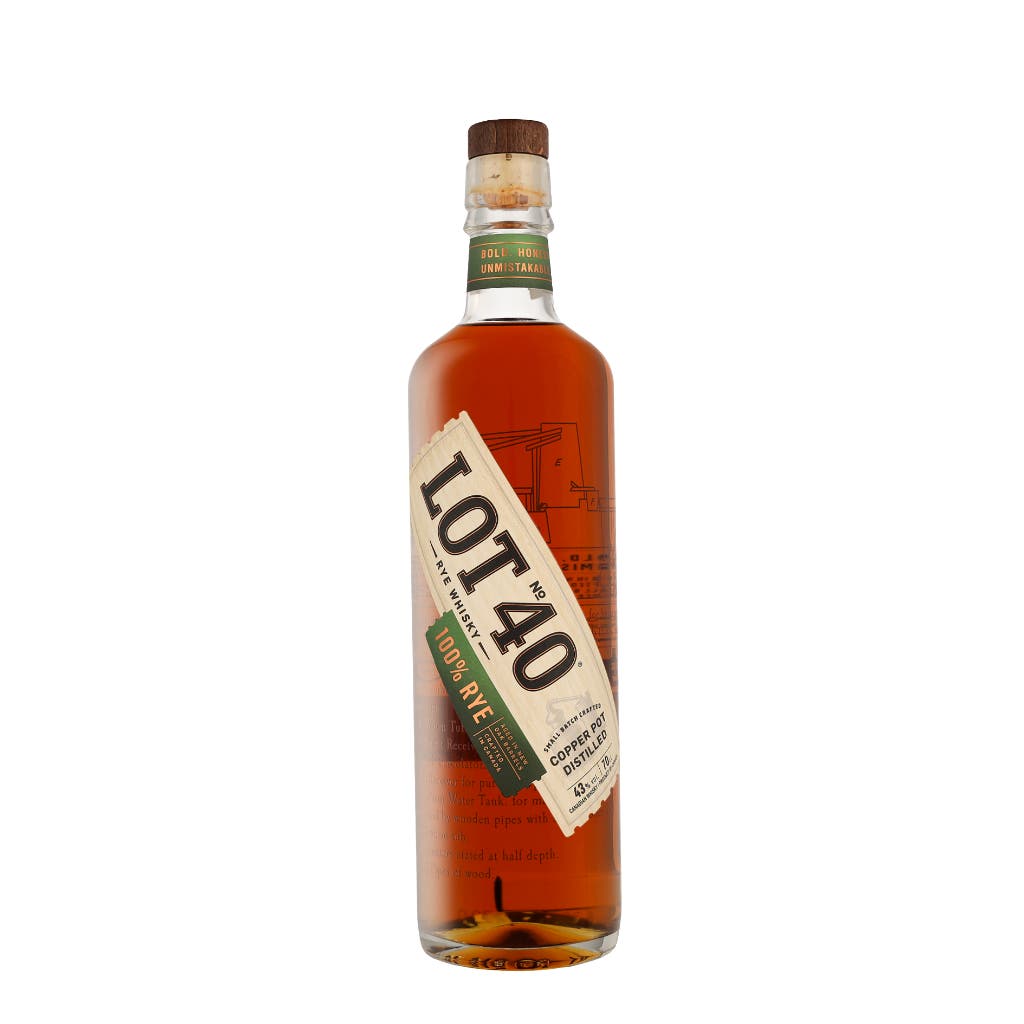 Lot No. 40 Rye Whisky 70cl