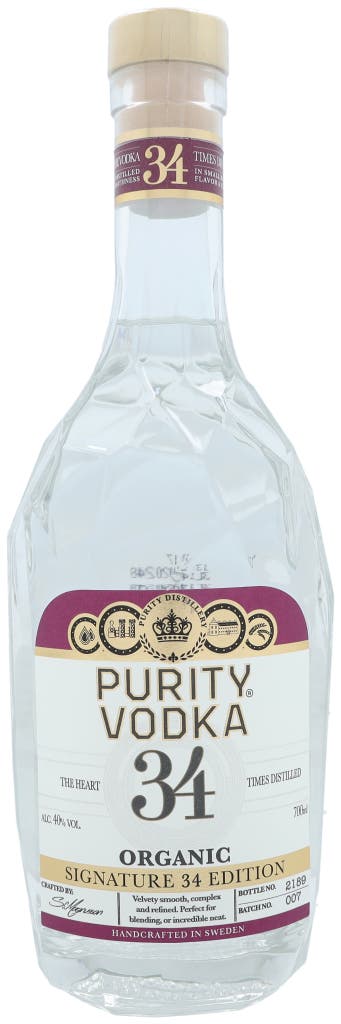 Purity Signature 34 Edition Organic Vodka 70cl