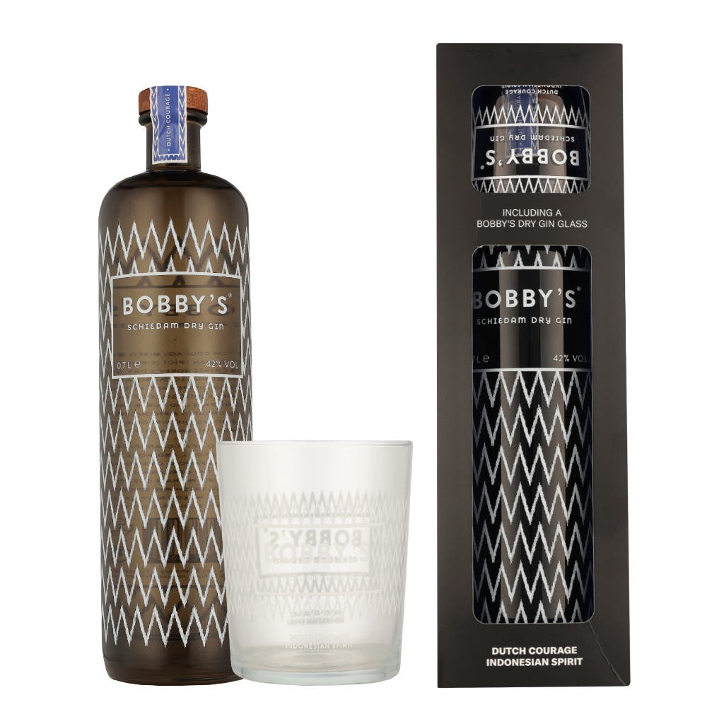 Bobby's Gin + Glass 70cl
