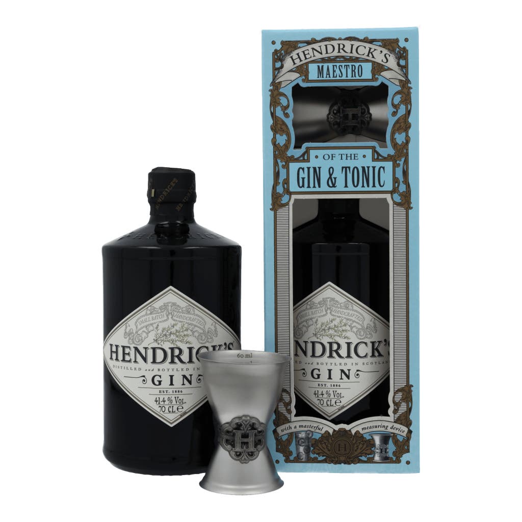 Hendrick's Gin Maestro + Jigger 70cl
