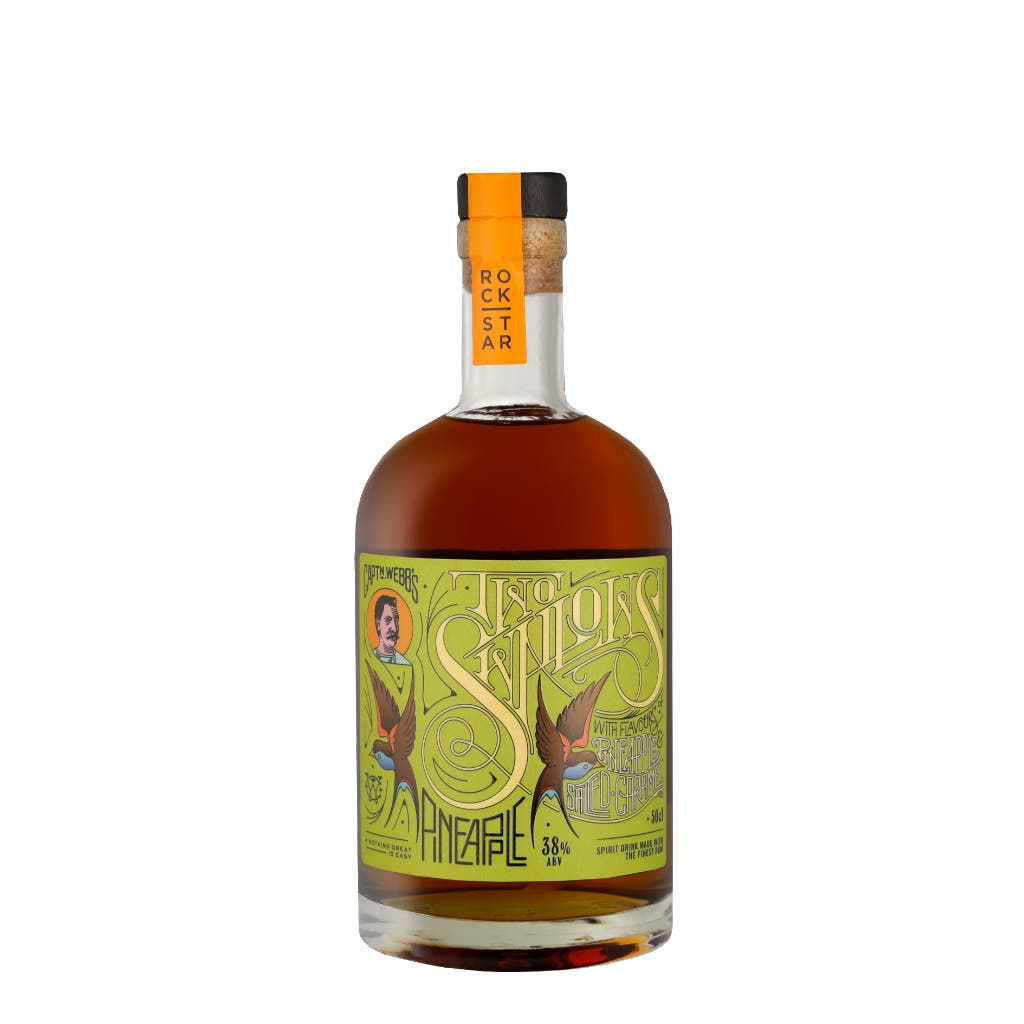 Rockstar Two Swallows Pineapple & Caramel 50cl