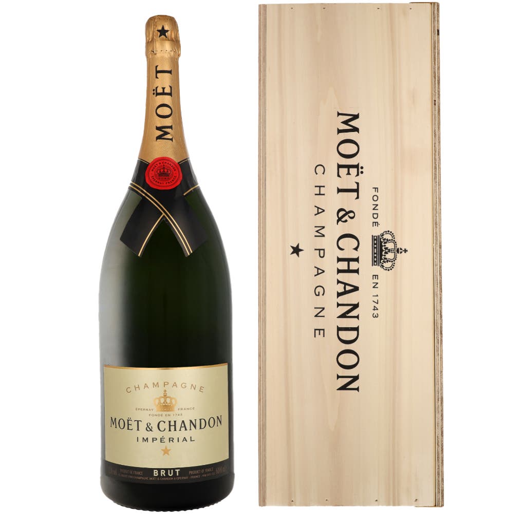 Moet & Chandon Imperial Brut + Wooden GB 6 liter
