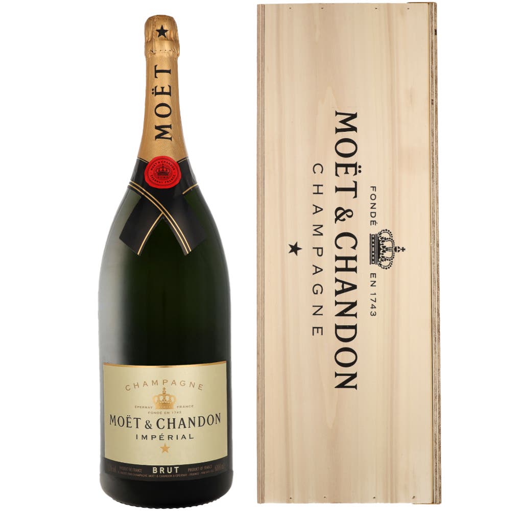 Moet & Chandon Imperial Brut + Wooden GB 6ltr