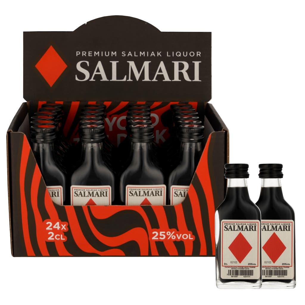 Salmari Premium Salmiak Liquor 24 x 2cl