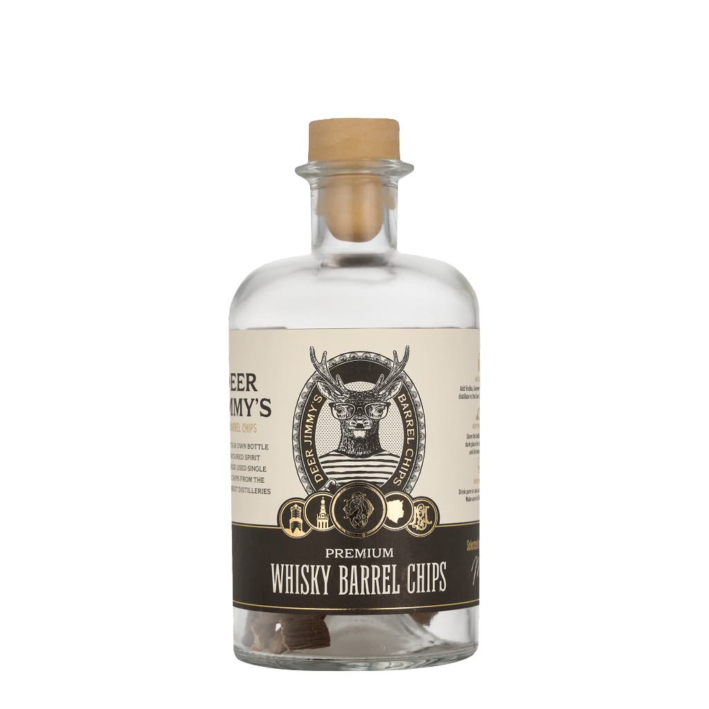 Deer Jimmy's DIY Barrel Chips Scotish Whisky 50cl