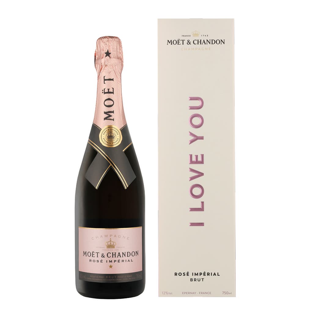 Moet & Chandon Rose I Love You Edition 75cl