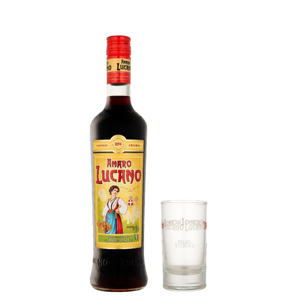 Amaro Lucano + Glass 70cl