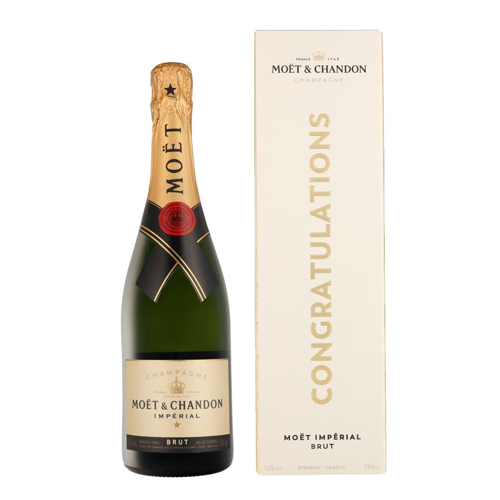 Moet & Chandon Congratulations Limited Edition + GB 75cl