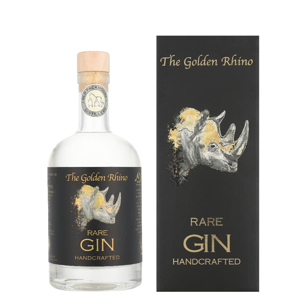 Golden Rhino Gin + GB 50cl