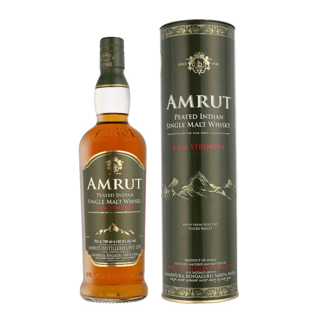 Amrut Cask Strength + Tin GB 70cl