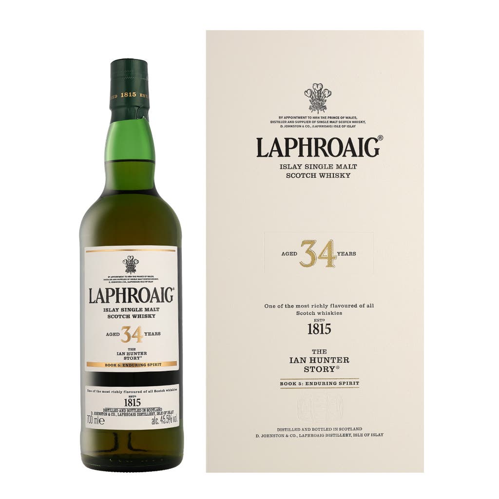 Laphroaig 34 Years The Ian Hunter Story Book 5 70cl