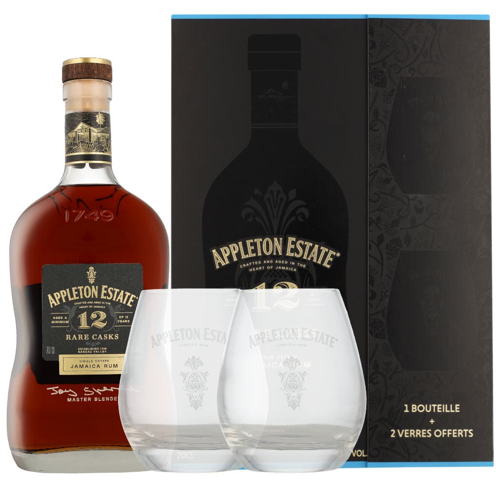 Appleton Estate 12 Years + 2 Glasses 0.7 liter